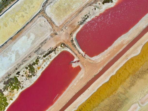 istock The pattern of salt lake in west Australia 1841261819