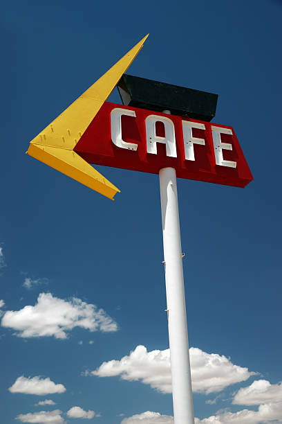 istock Retro or Vintage Cafe Sign 184127542