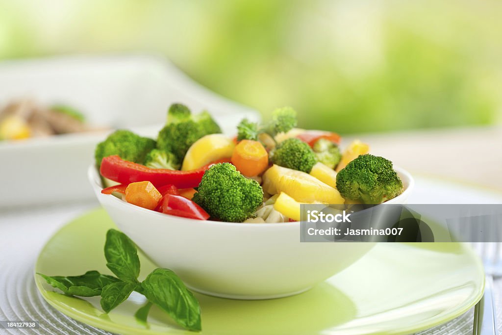 Legumes de fritar mexa - Royalty-free Brócolo Foto de stock