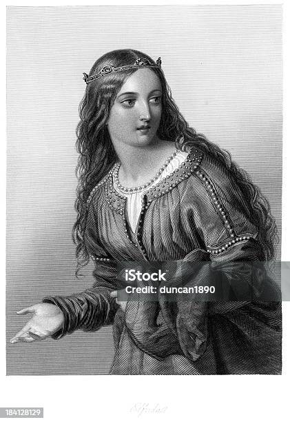 Princesse Elfrida Vecteurs libres de droits et plus d'images vectorielles de Culture anglo-saxonne - Culture anglo-saxonne, Femmes, Une seule femme