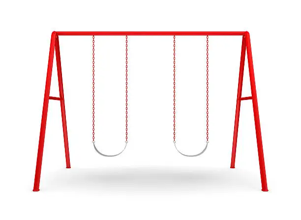 Photo of Swing Set on white