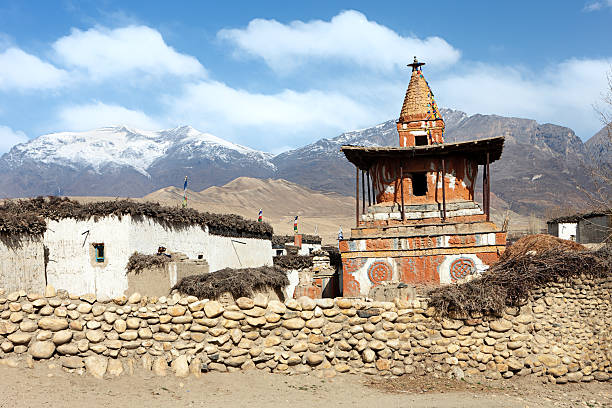 istock Tibetan village in Himalayan mountains. Mustang, Nepal. 184128920
