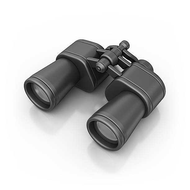 binoculars stock photo