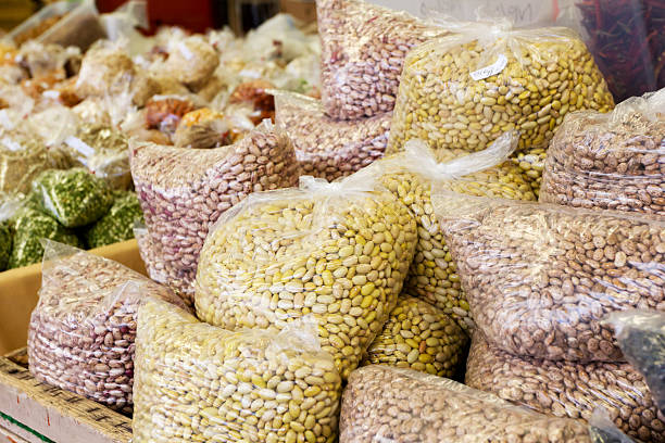 istock Dried beans at a farmers market 184129846