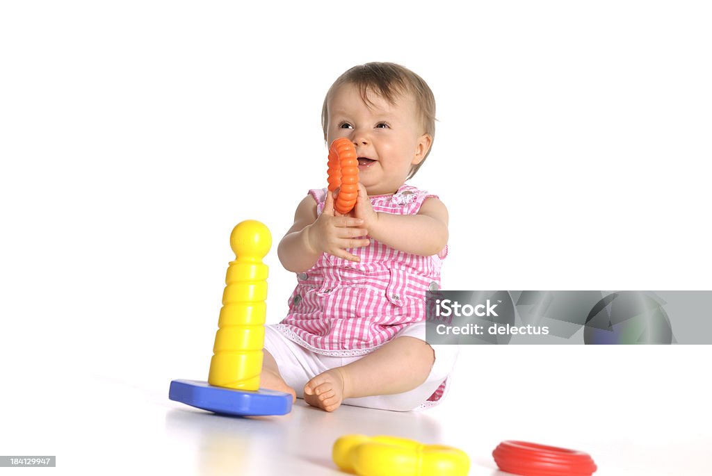 happy bebé - Foto de stock de Anillas de Juguete libre de derechos