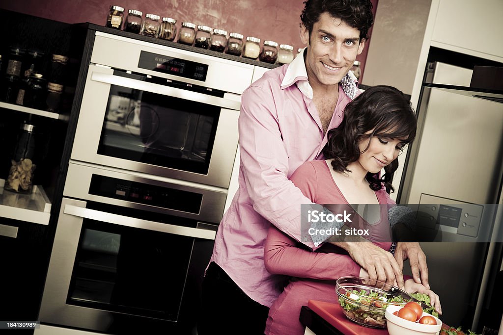 Par preparar una ensalada - Foto de stock de Adulto libre de derechos