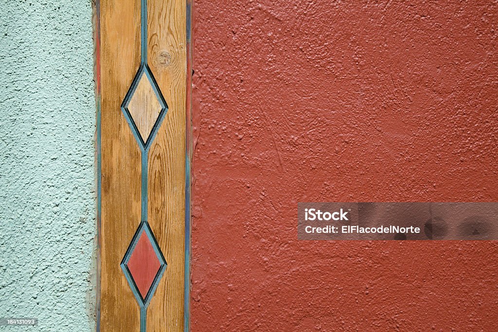 Estilo del suroeste de pared - Foto de stock de Azul turquesa libre de derechos