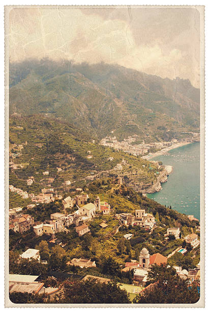 View from Villa Rufolo - Vintage Postcard