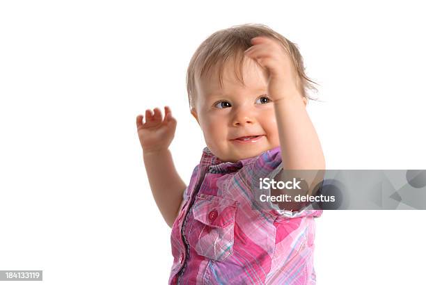 Happy Baby Girl Stock Photo - Download Image Now - 6-11 Months, Babies Only, Baby - Human Age