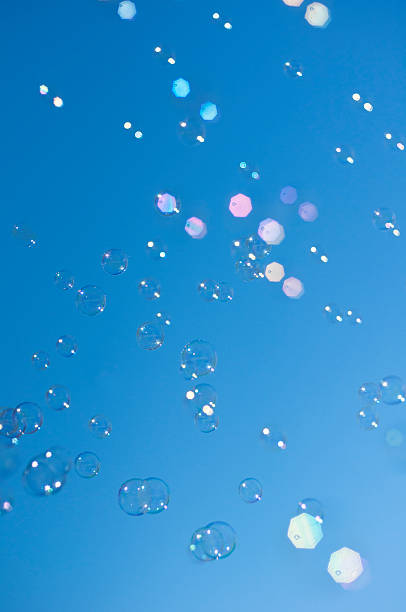 istock Lots of bubbles fly through the air 184134143