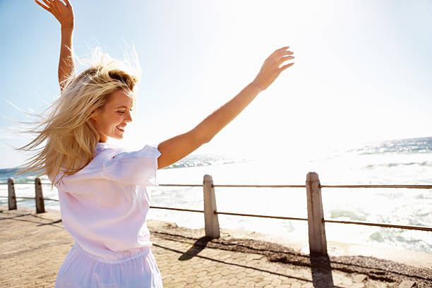 istock Attractive woman enjoying the summer 184134780