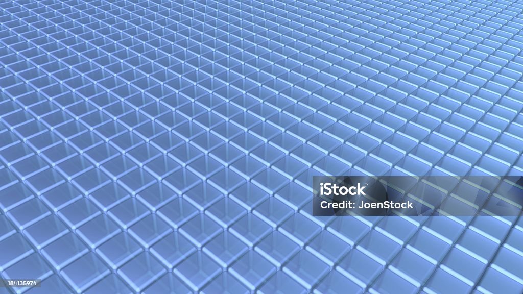 Abstracto azul de fondo de textura transparente de cubos 3d render - Foto de stock de Abstracto libre de derechos