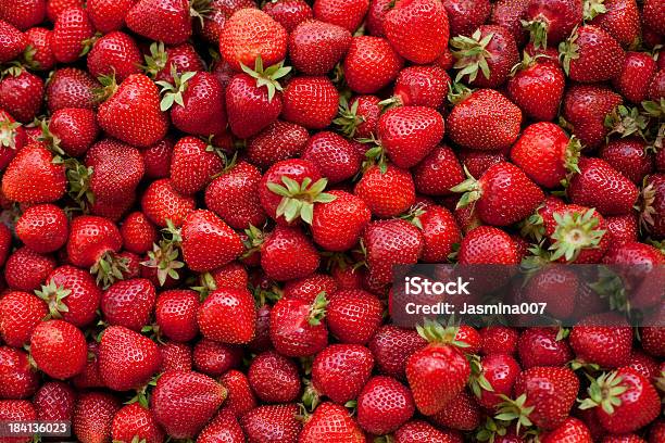 Fresh Organic Strawberries Stock Photo - Download Image Now - Strawberry, Backgrounds, Fruit