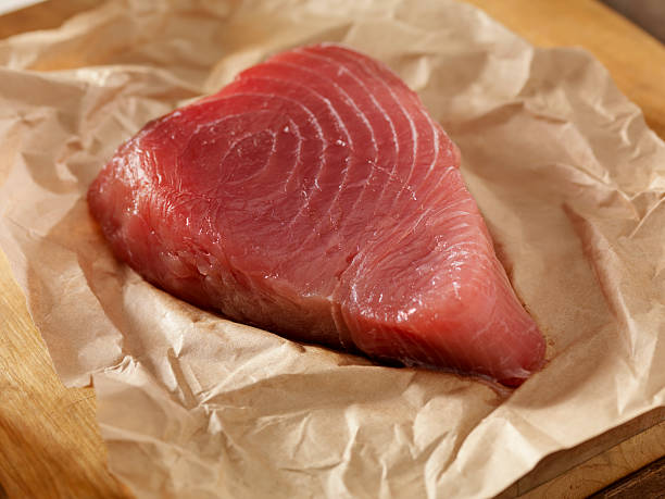 istock Raw Ahi Tuna Steak fresh from the Market 184136696