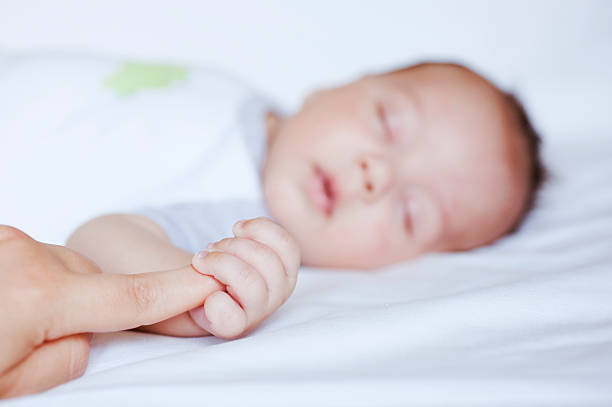 istock Sweet baby boy sleeping 184136888