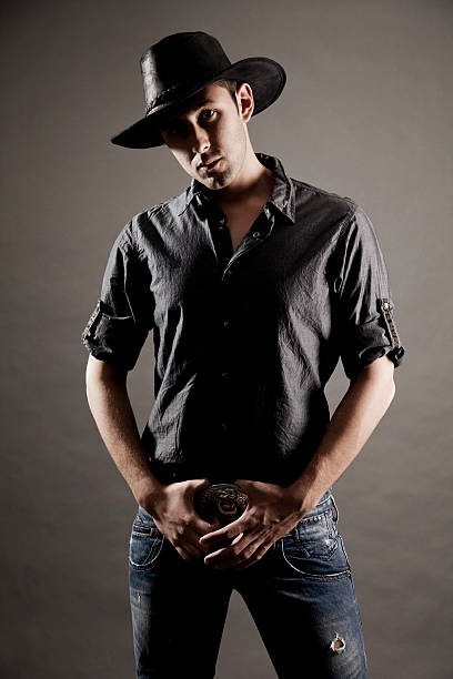 istock Portrait of a cowboy 184136982
