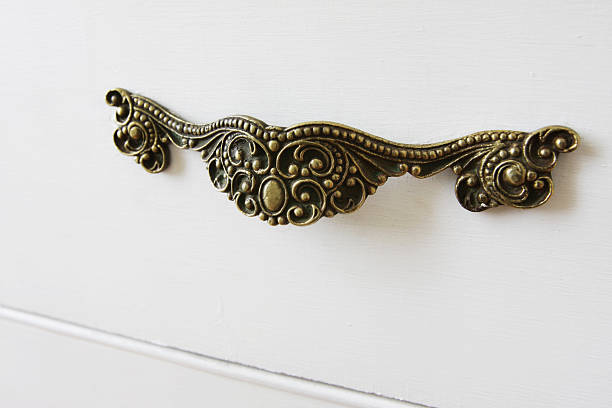 istock Ornate vintage dresser handle 184137078
