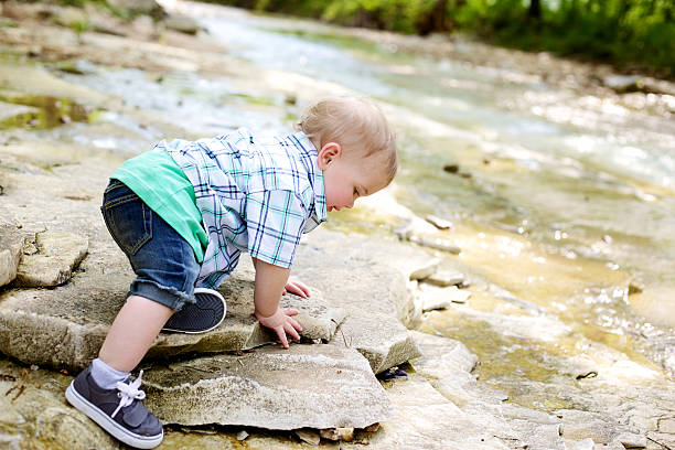 istock american toddler outdoors river adventure 184137291