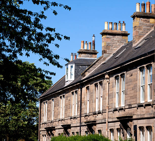istock Stone Building Exterior with Windows 184137395