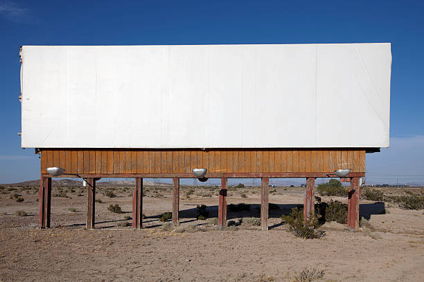 istock Blank White Billboard in the Desert near a Freeway 184138672