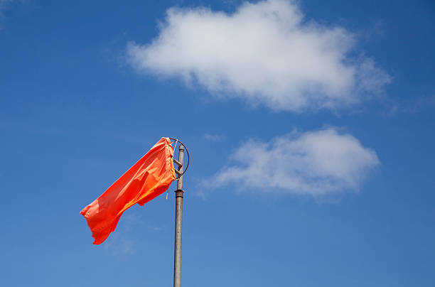 istock Windsock againt the blue African sky. 184139029