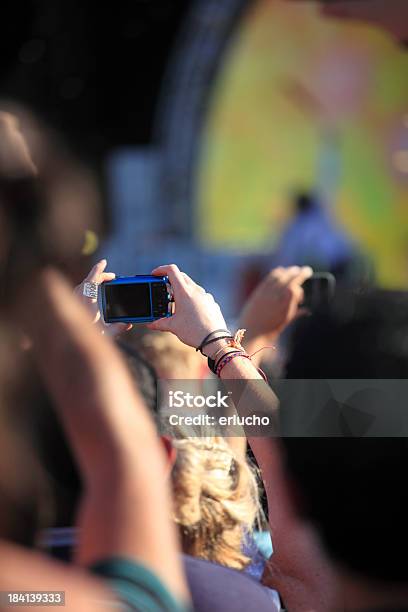 Rock Concert Stock Photo - Download Image Now - Lollapalooza, Stage - Performance Space, Audience