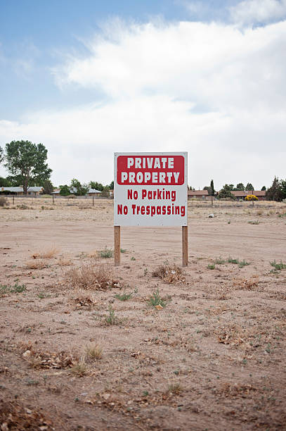 istock Private Property, No Trespassing 184139348