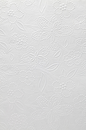 Soft white embossed paper