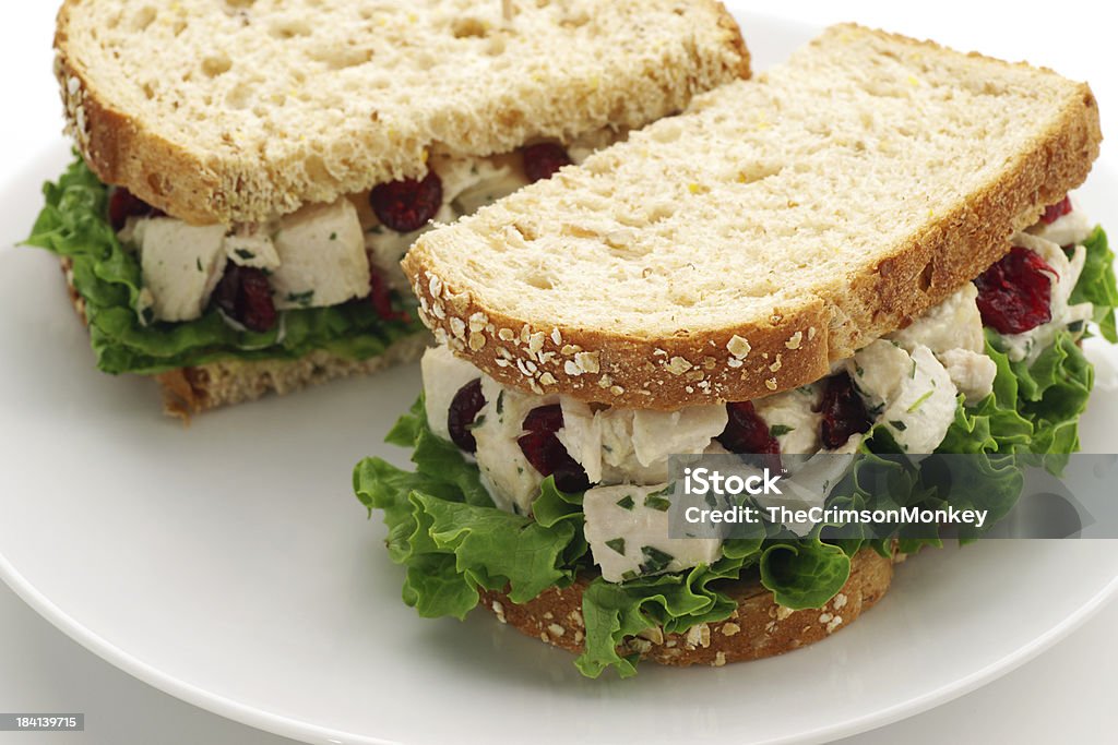 Салат с курицей сэндвич - Стоковые фото Без людей роялти-фри