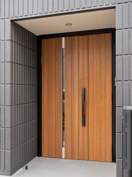 istock Newly built house entrance 1841398540
