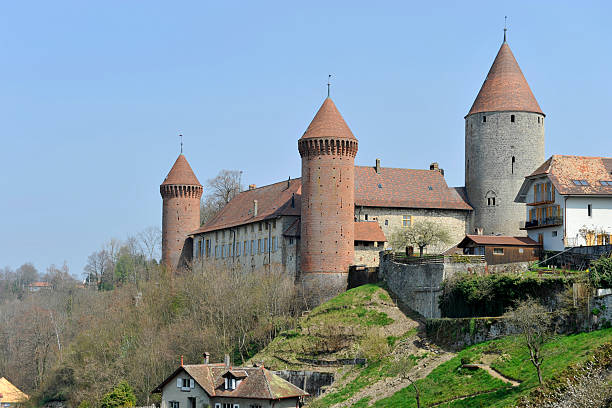 istock Castle of Chenaux - Estavayer-le-lac 184140091
