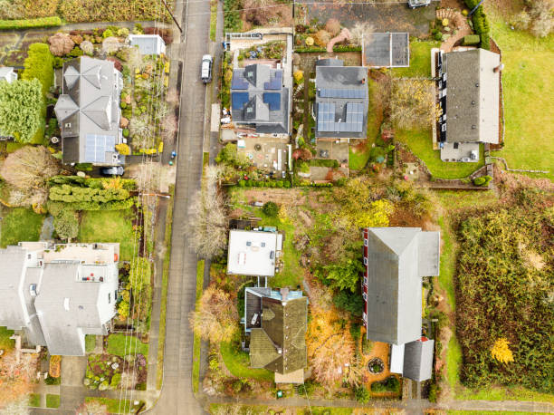 istock Solar Panels On City Houses 1841405727
