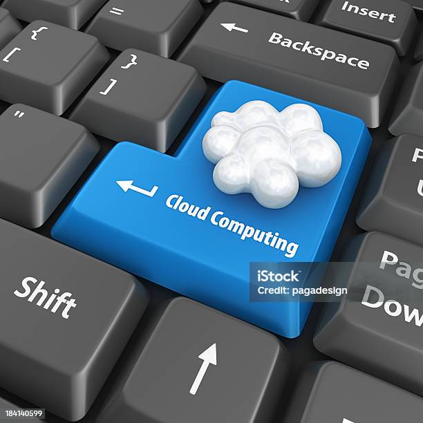 Cloud Computing Stockfoto und mehr Bilder von Blau - Blau, Cloud Computing, Computer benutzen