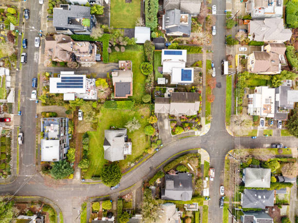 istock Solar Panels On City Houses 1841406243