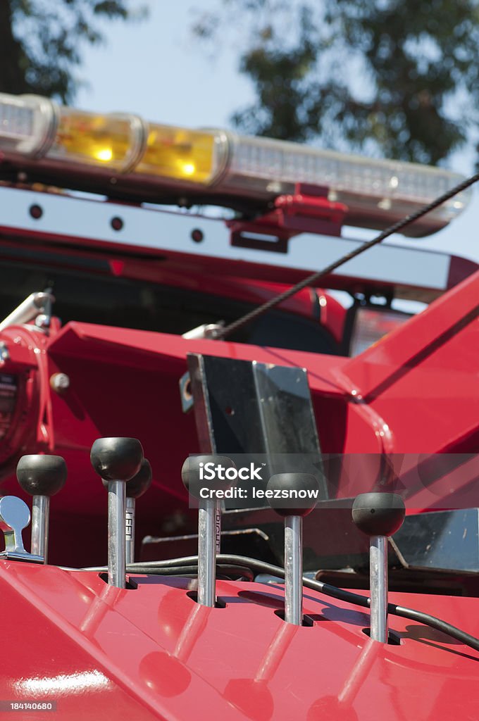 Tow Truck Closeup Closeup of controls and lights of a tow truck.  Selective focus.Click below for a lightbox of more tow truck images: Tow Truck Stock Photo