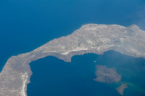 istock greek volcano island Santorini 184140734