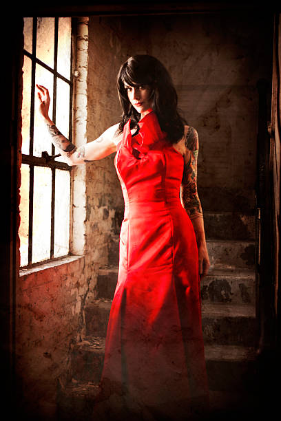 istock Woman in Red 184140806