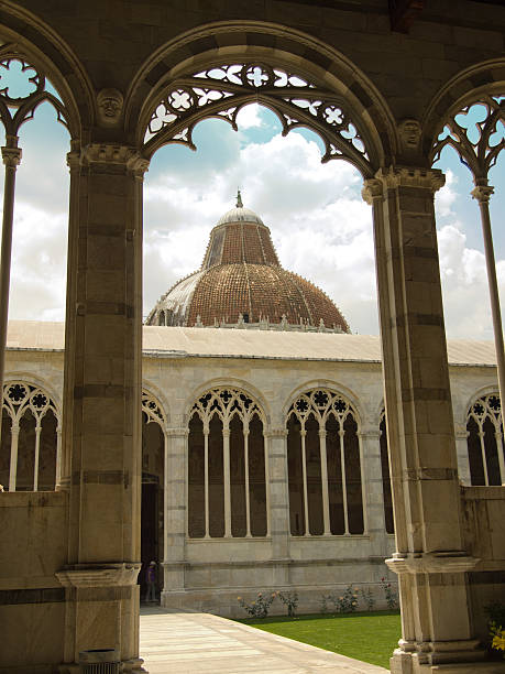 istock Architectural detail in Camposanto ( Monumental cemetery), Pisa, Italy 184141235