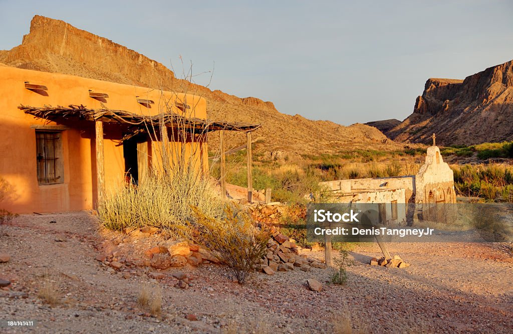 Selvaggio West - Foto stock royalty-free di Mesa di Lajitas