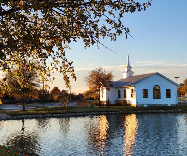istock Little White Church 1841414648