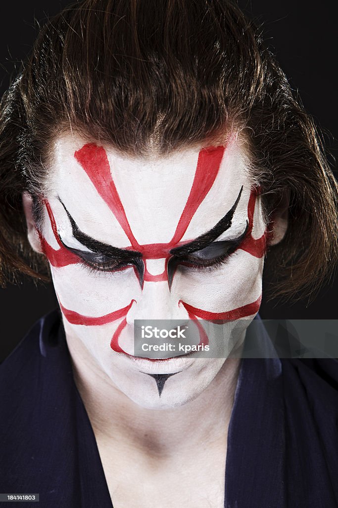 Etnie sparare-asiatica Kabuki - Foto stock royalty-free di Adulto