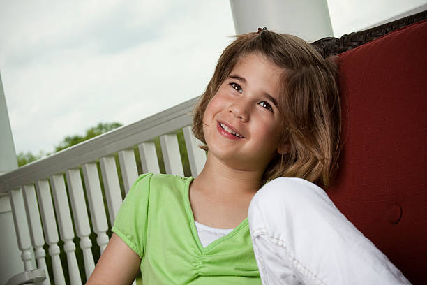 Smiling Young Girl stock photo