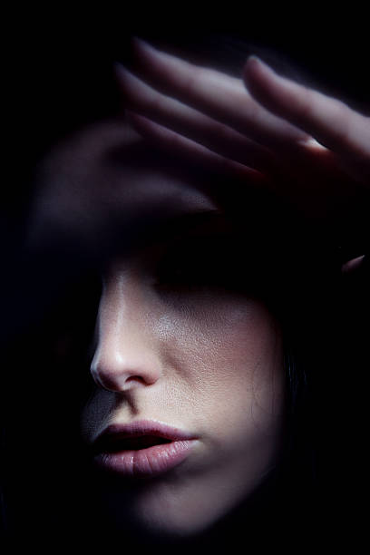istock woman with black long hair 184143506