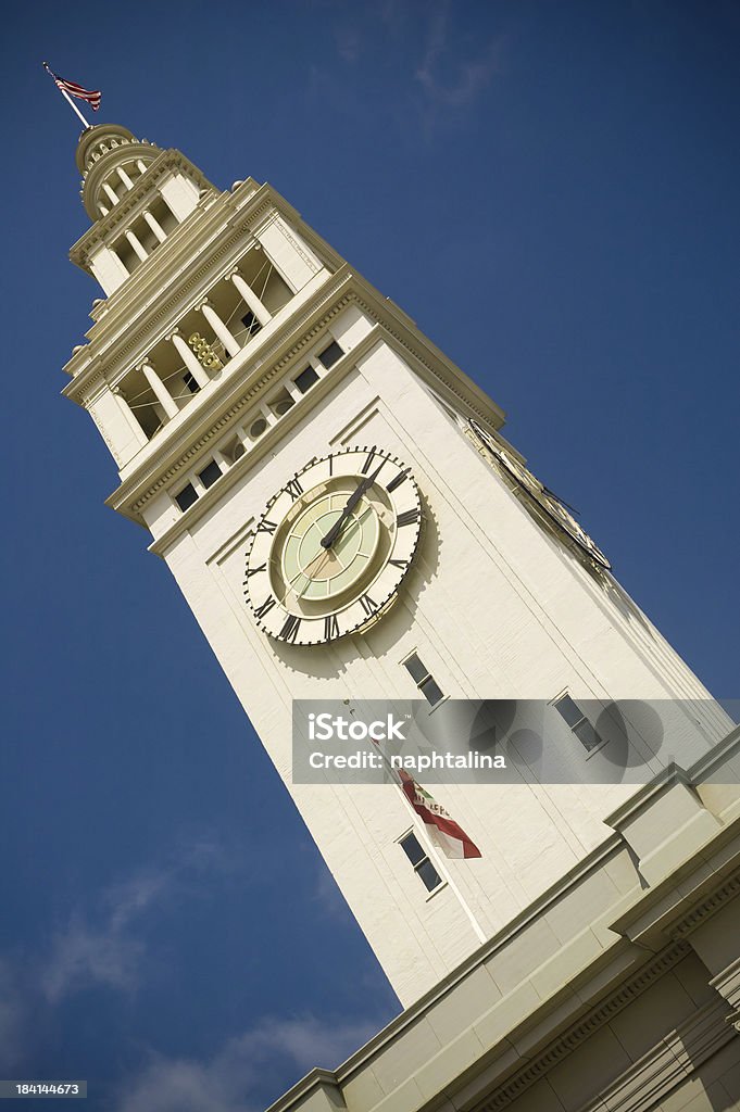 Torre do Relógio o velho porto, em San Francisco - Foto de stock de Amor à Primeira Vista royalty-free