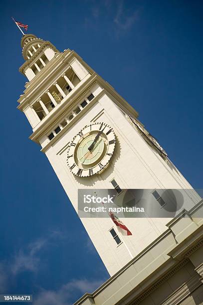 Foto de Torre Do Relógio O Velho Porto Em San Francisco e mais fotos de stock de Amor à Primeira Vista - Amor à Primeira Vista, Antigo, Arquitetura