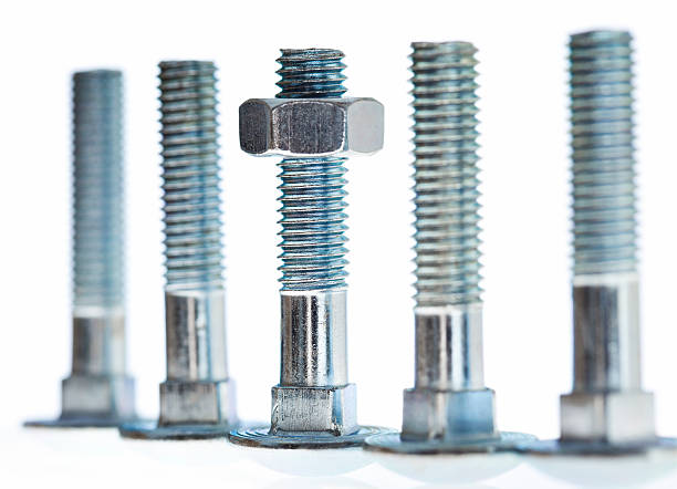 винт - bolt threading nut screwed стоковые фото и изображения