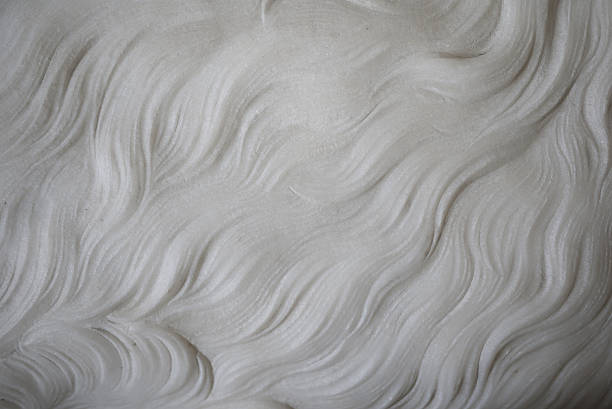 mármore de fundo de pêlo de animal - sculpture art abstract white imagens e fotografias de stock