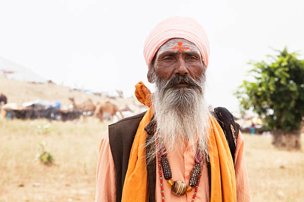 istock indian sadhu in Rajasthan 184145333