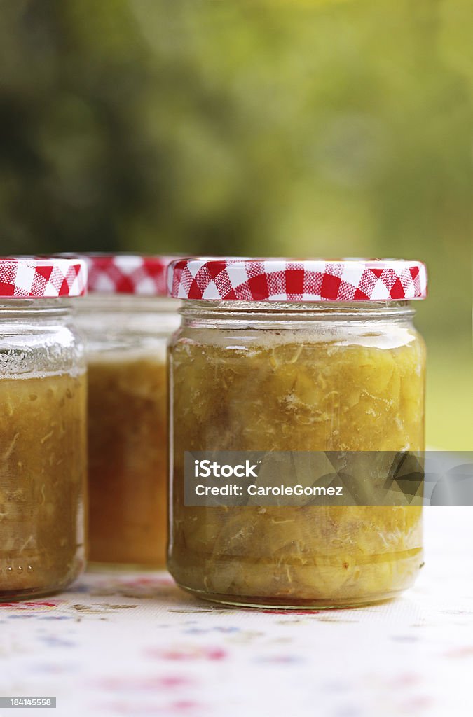 수제 Jam 냉각이란 가든 표 - 로열티 프리 구스베리 스톡 사진