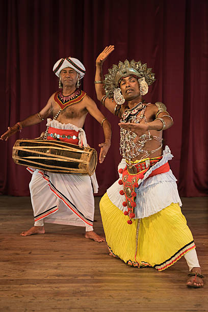 istock Kandyan dancer during the show, Kandy, Sri Lanka 184145590